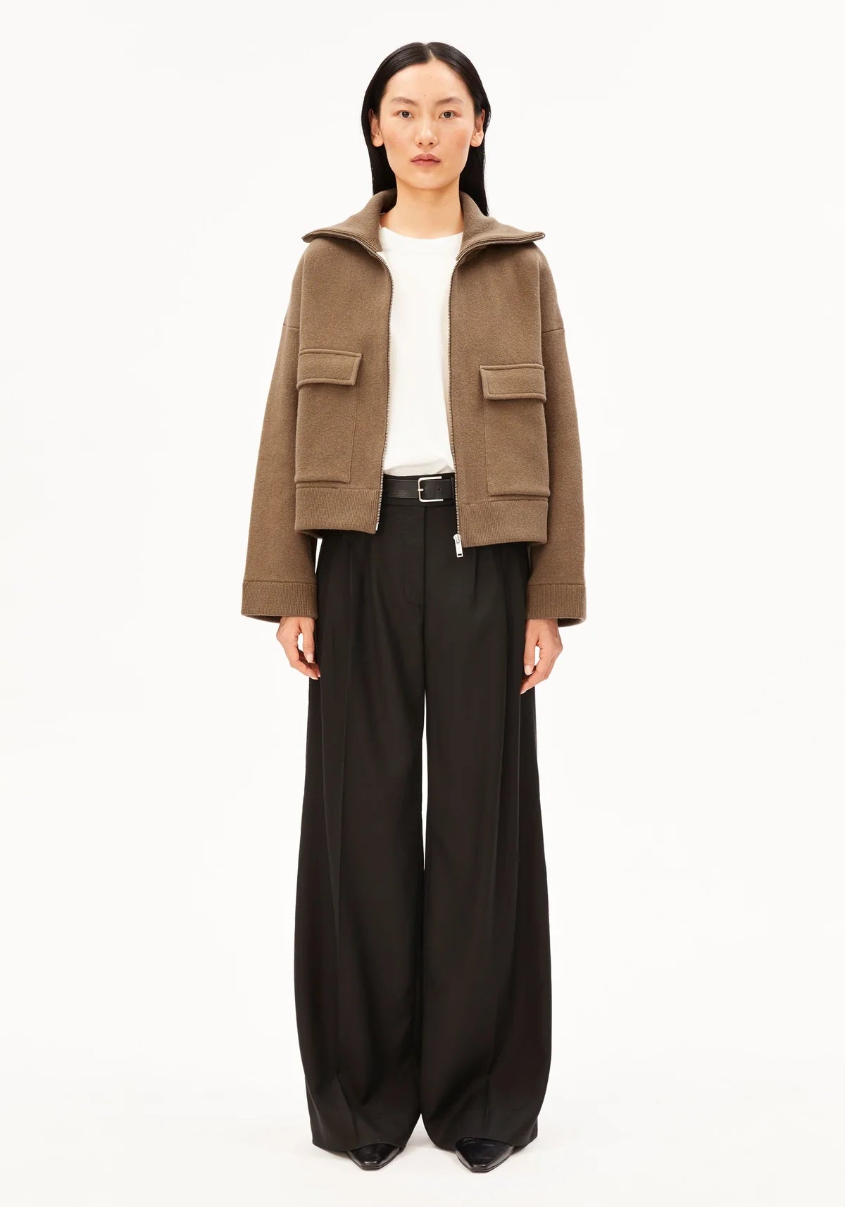 ARMEDANGELS Baumwoll-Woll-Strickjacke