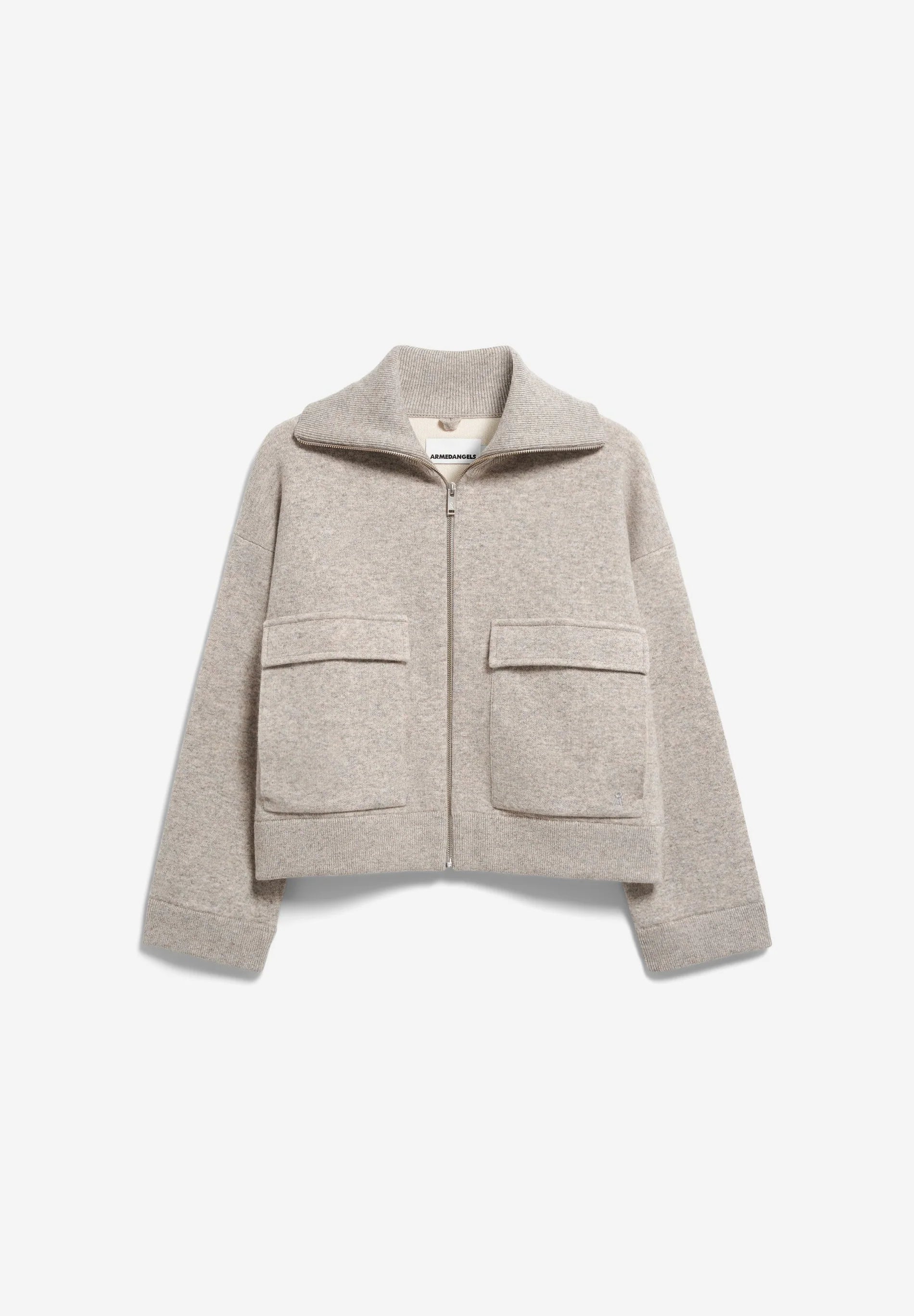 ARMEDANGELS Baumwoll-Woll-Strickjacke