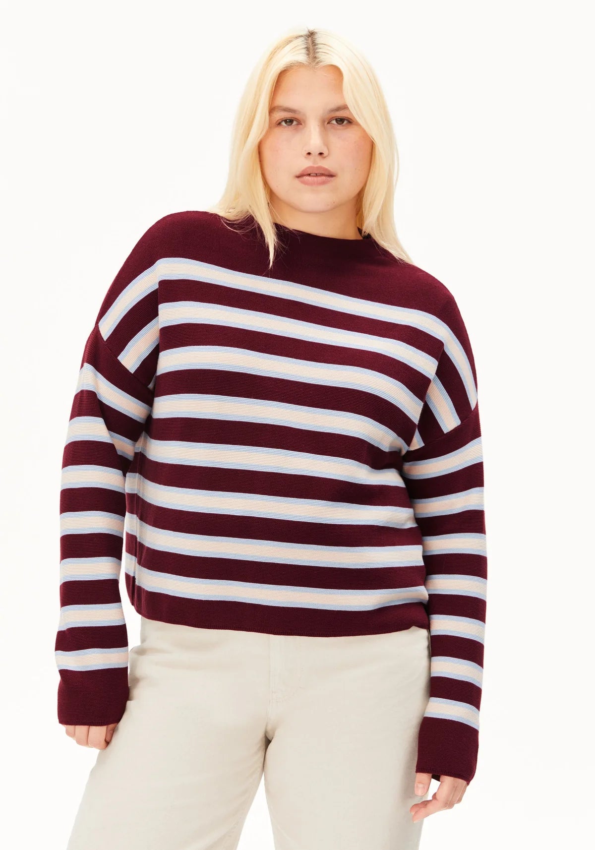 ARMEDANGELS Strickullover Merinaa Stripes