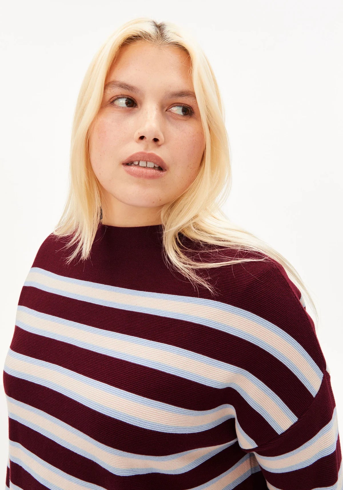 ARMEDANGELS Strickullover Merinaa Stripes