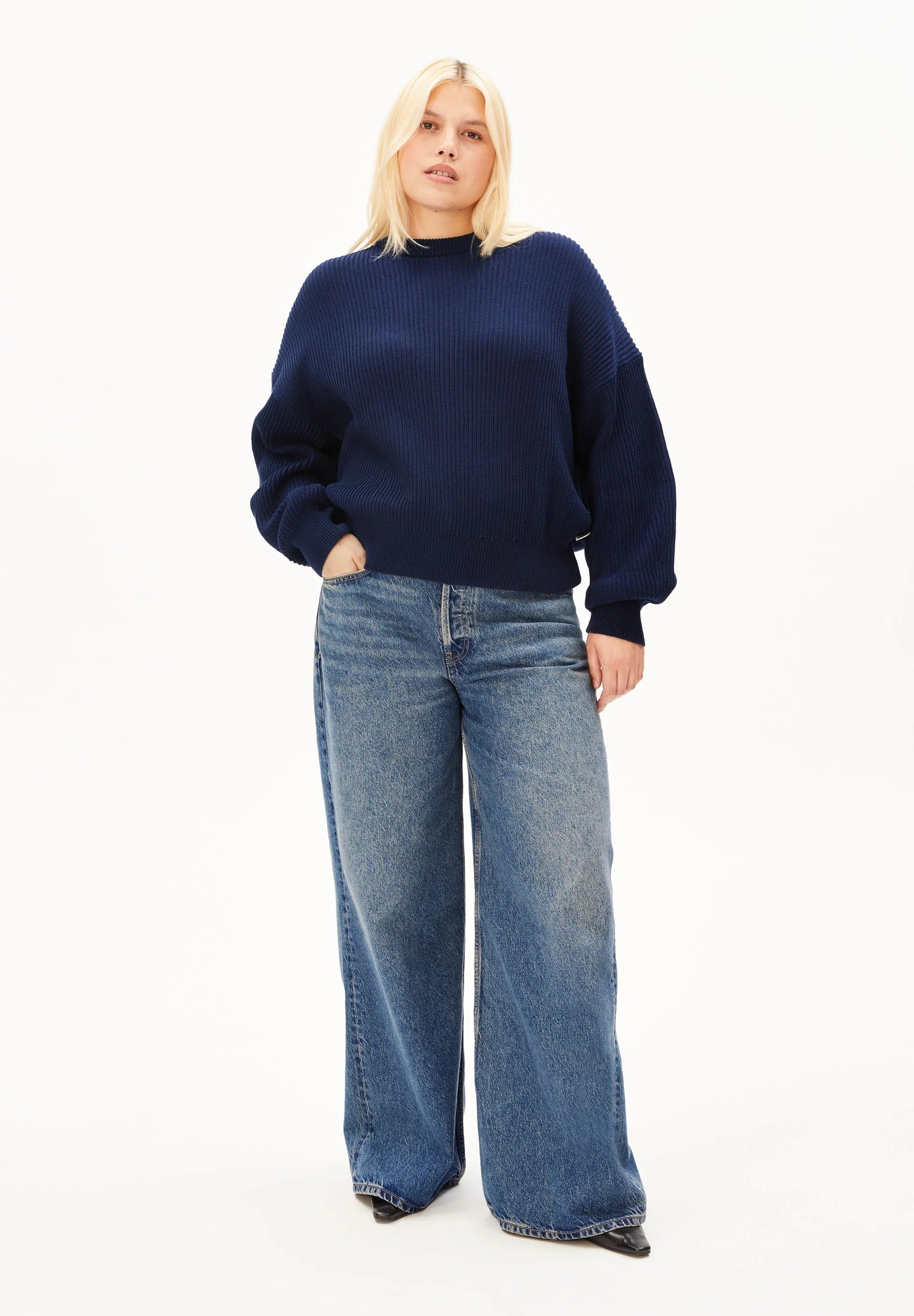 ARMEDANGELS RIPPSTRICKPULLOVER VANISÉ