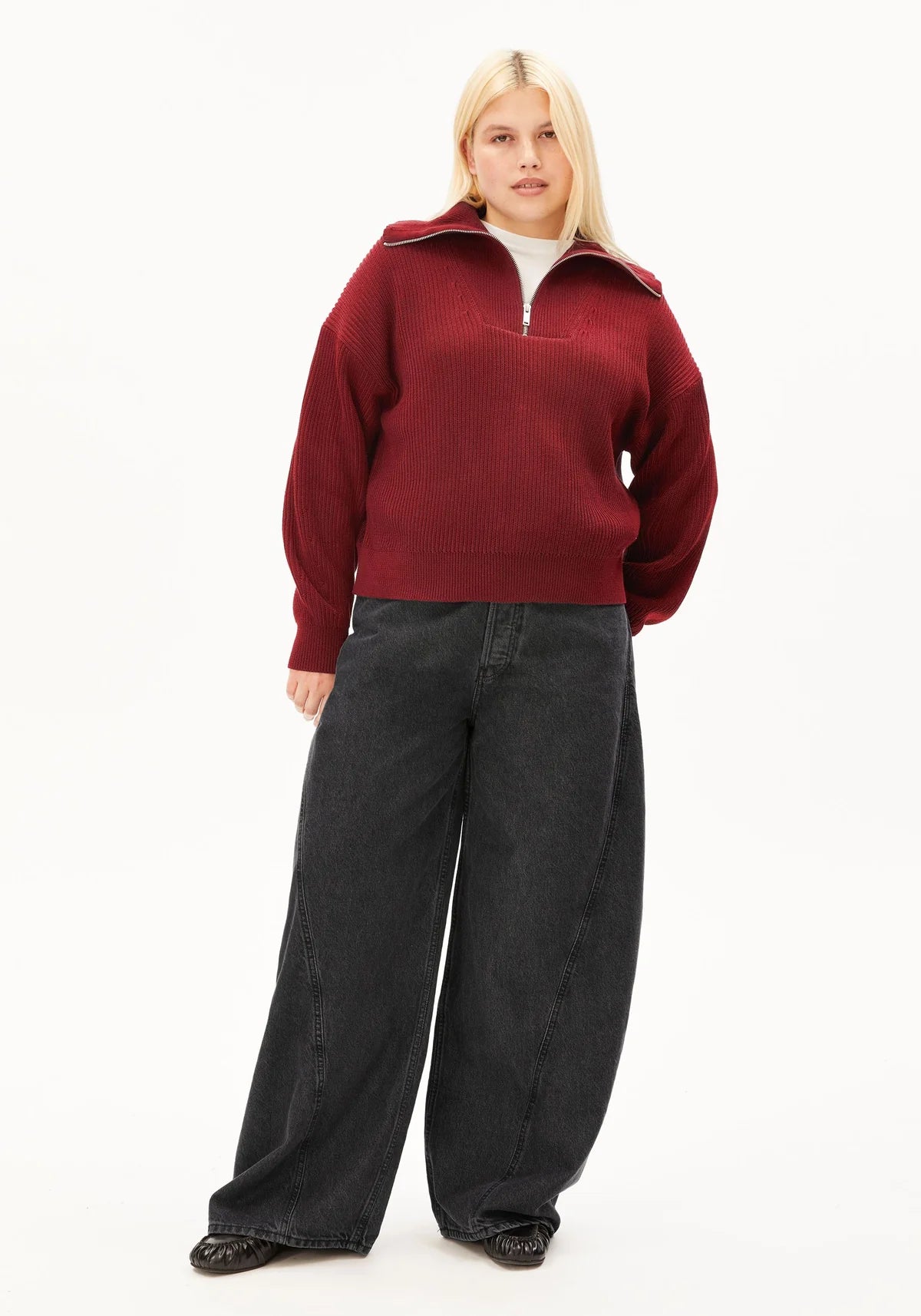 ARMEDANGELS STRICK-TROYER VANISÉ