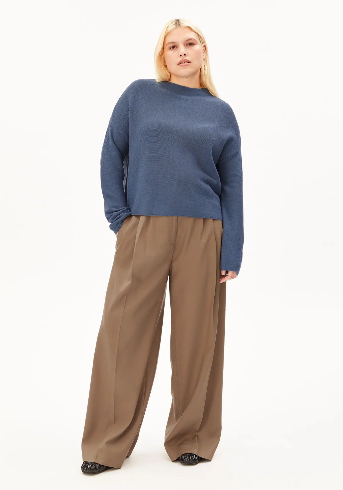 ARMEDANGELS STRICKPULLOVER LINKS LINKS MERINAA
