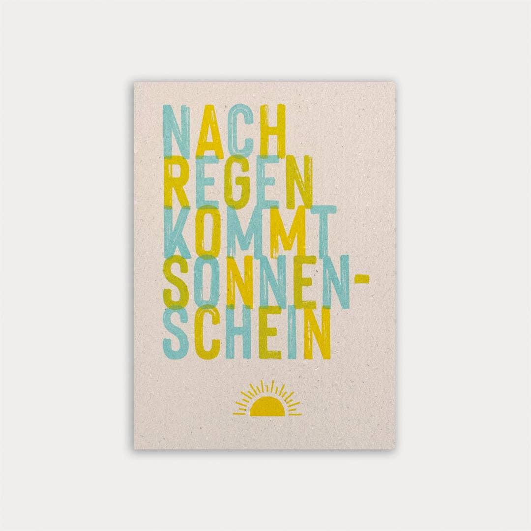 Neon Postkarten - umweltfreundlich