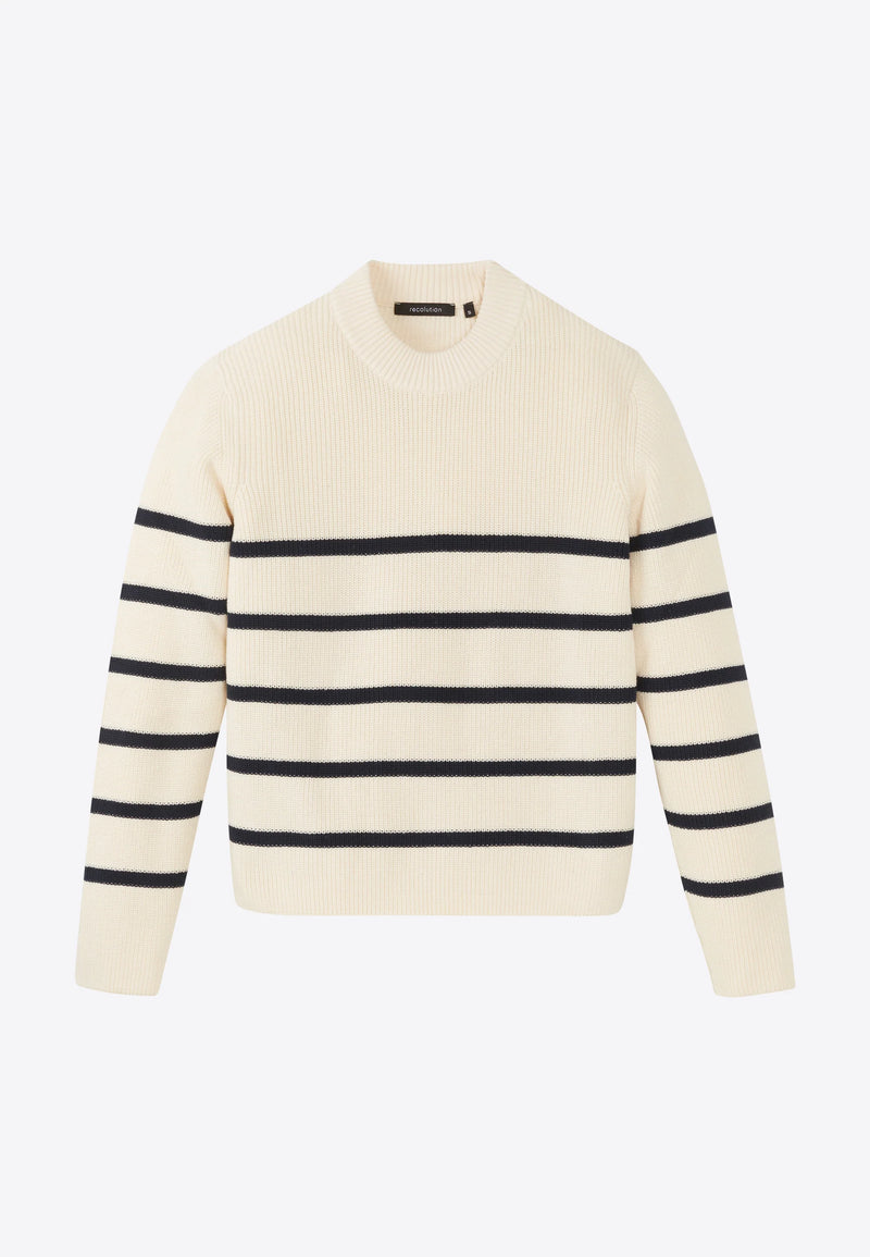RECOLUTION sweater Strelitzia Stripes size XL