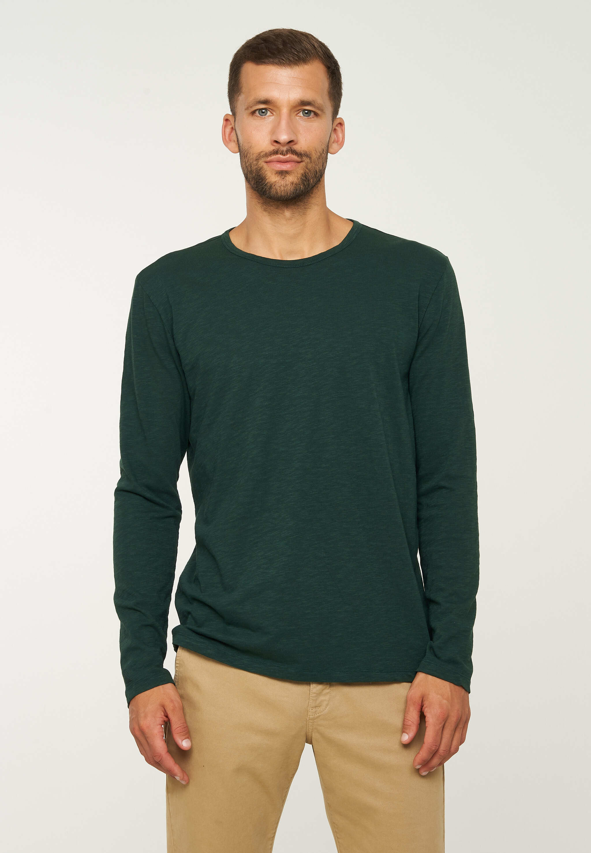 RECOLUTION Longsleeve Maca dark green