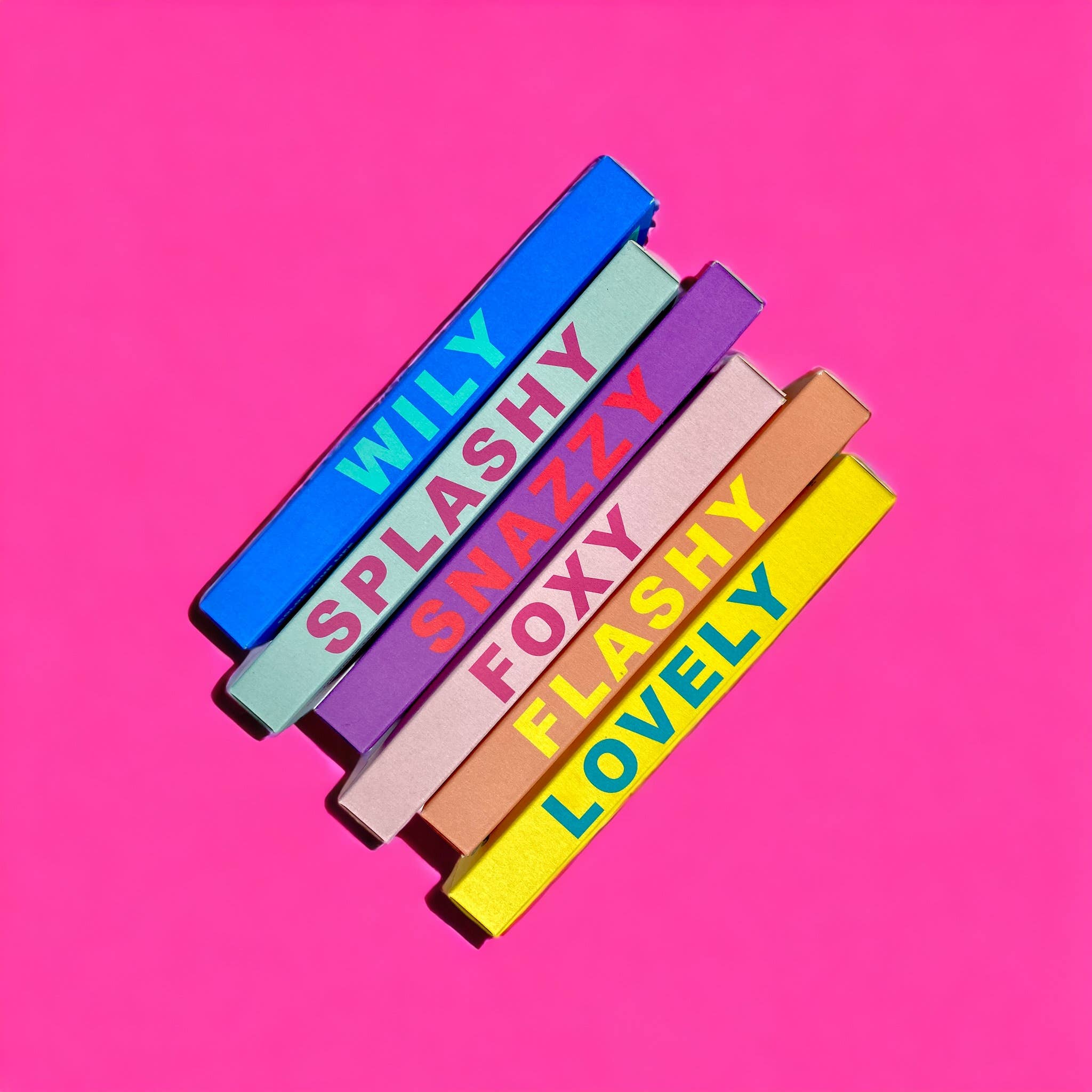 PINK STORIES Rainbow Neon Kerzen - 2er-Set