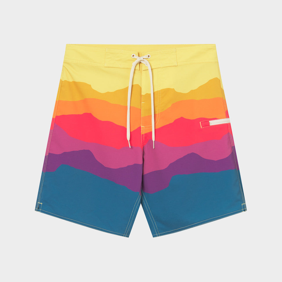 DEDICATED Swim Shorts Toroe Sunset Lines