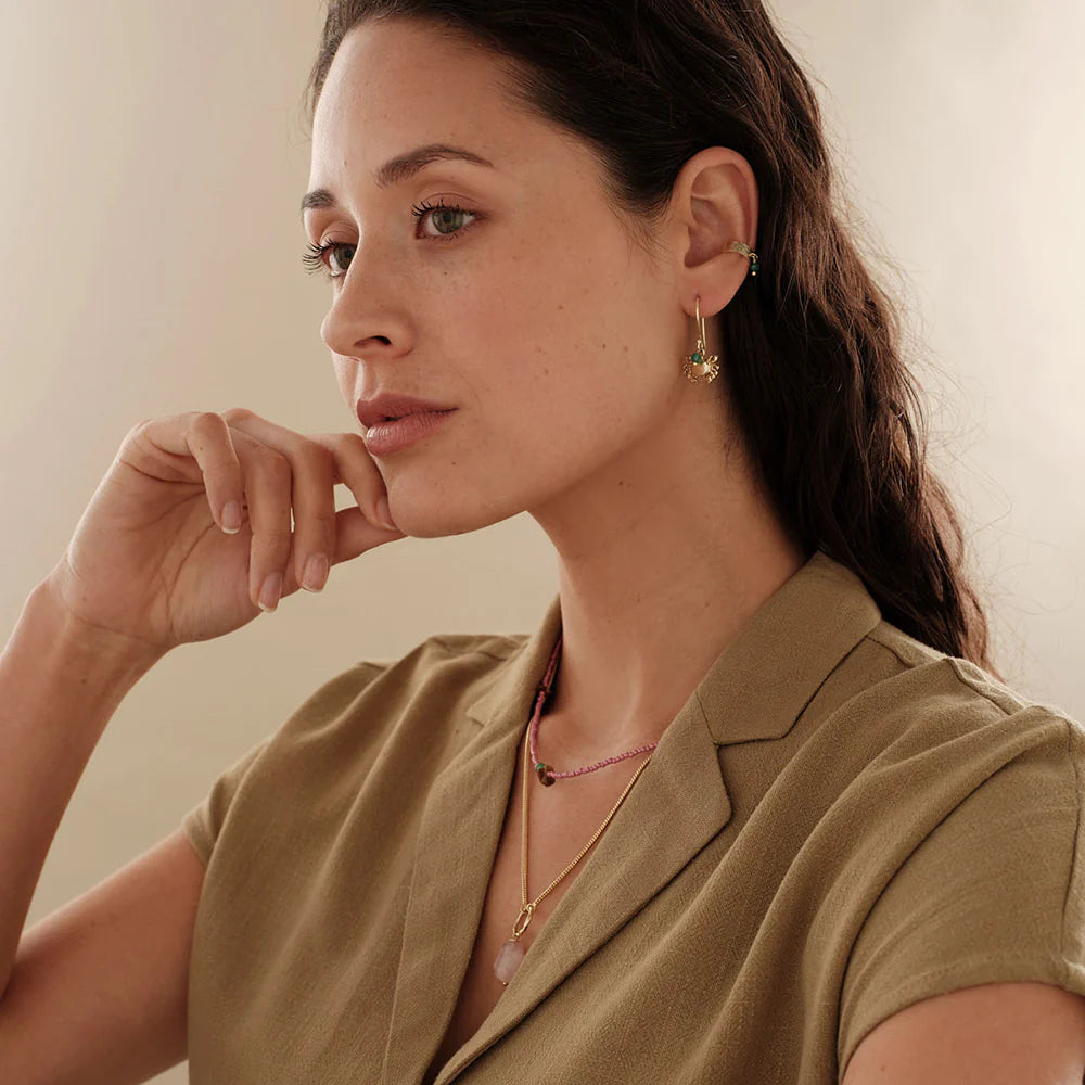A BEAUTIFUL STORY Gemstone Ear Cuff Relief