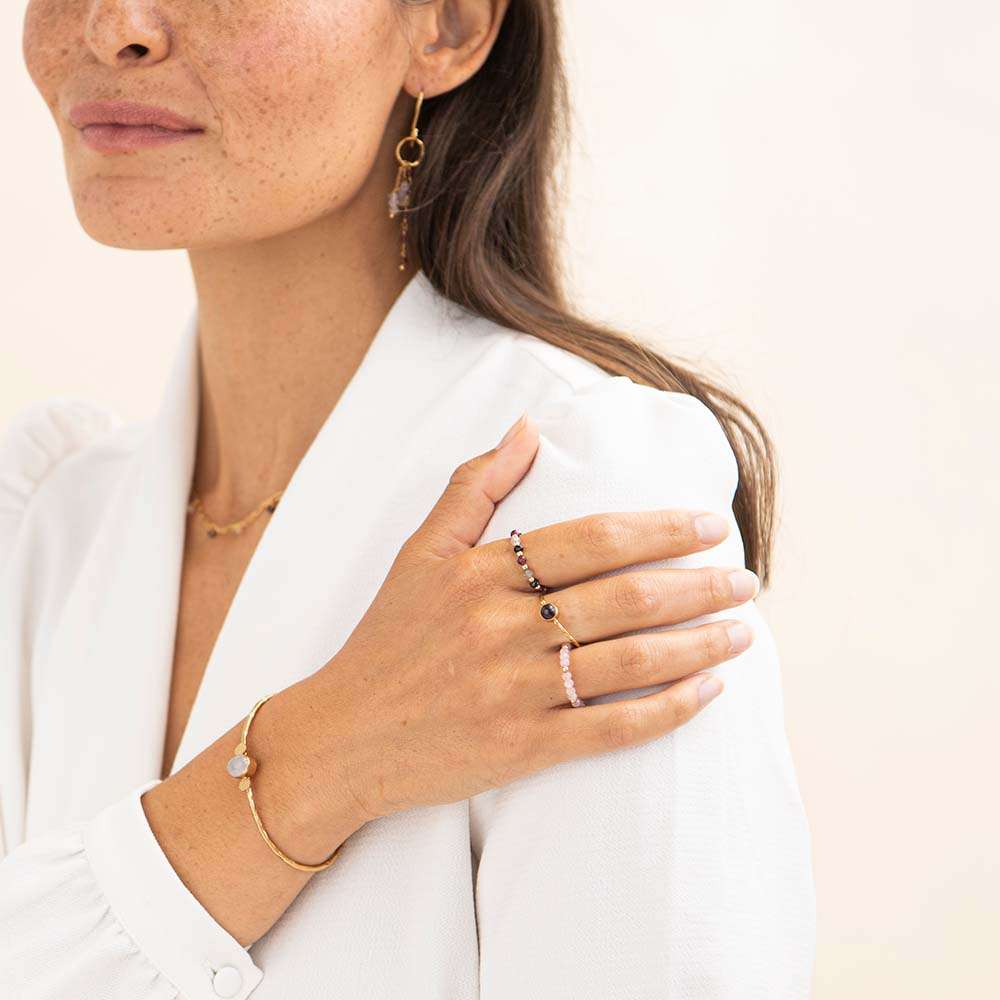 A BEAUTIFUL STORY Ring Faithful - verschiedene Halbedelsteine