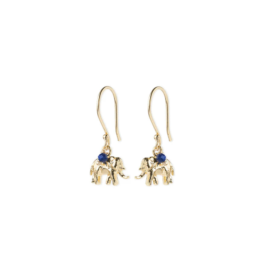 A BEAUTIFUL STORY Ohrringe Freedom Elefant Lapislazuli
