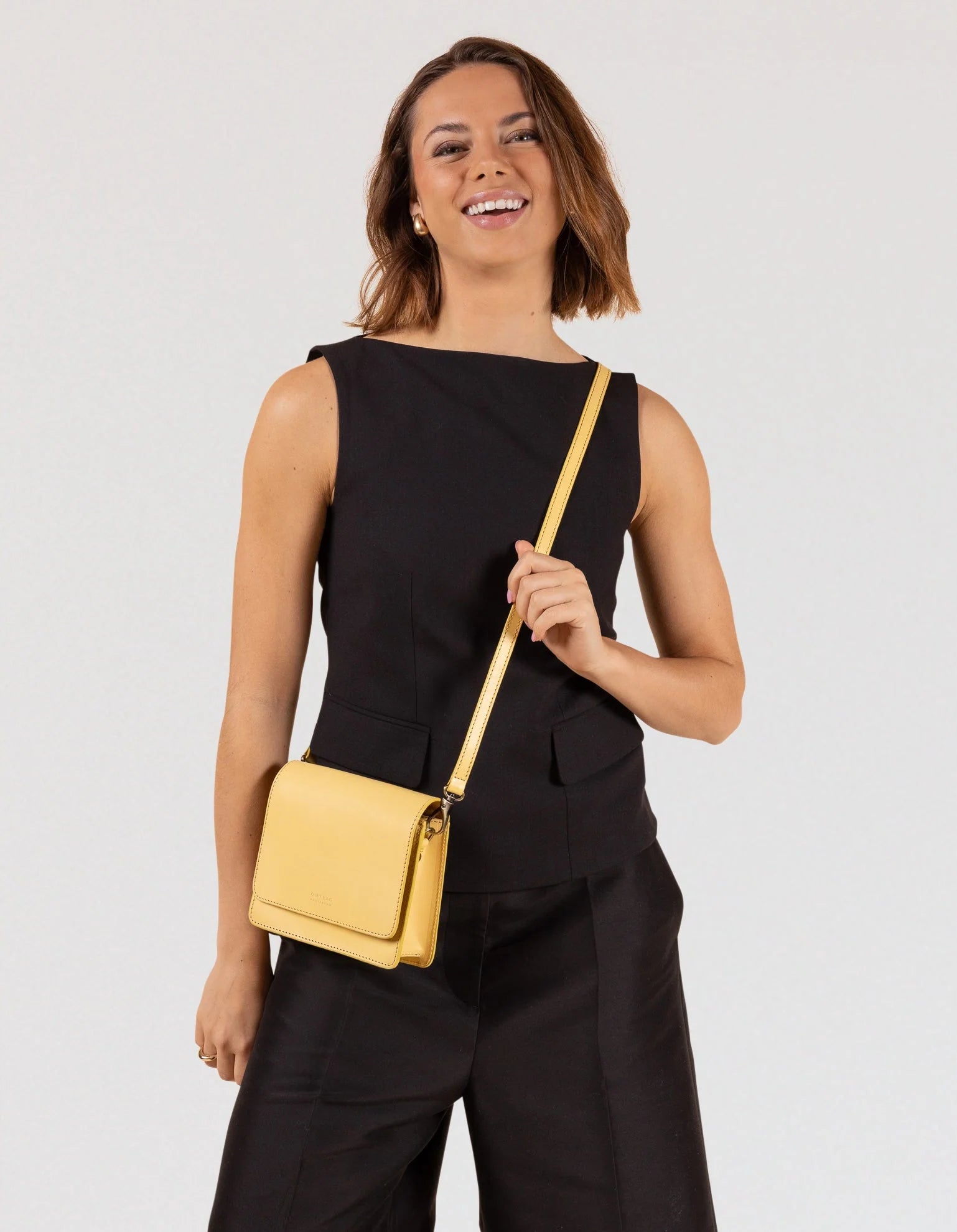 O MY BAG Audrey Mini Butter Yellow