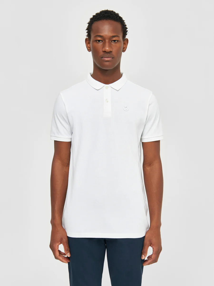 KNOWLEDGE COTTON APPAREL Badge Polo-Shirt