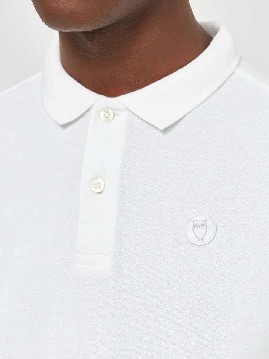 KNOWLEDGE COTTON APPAREL Badge Polo-Shirt