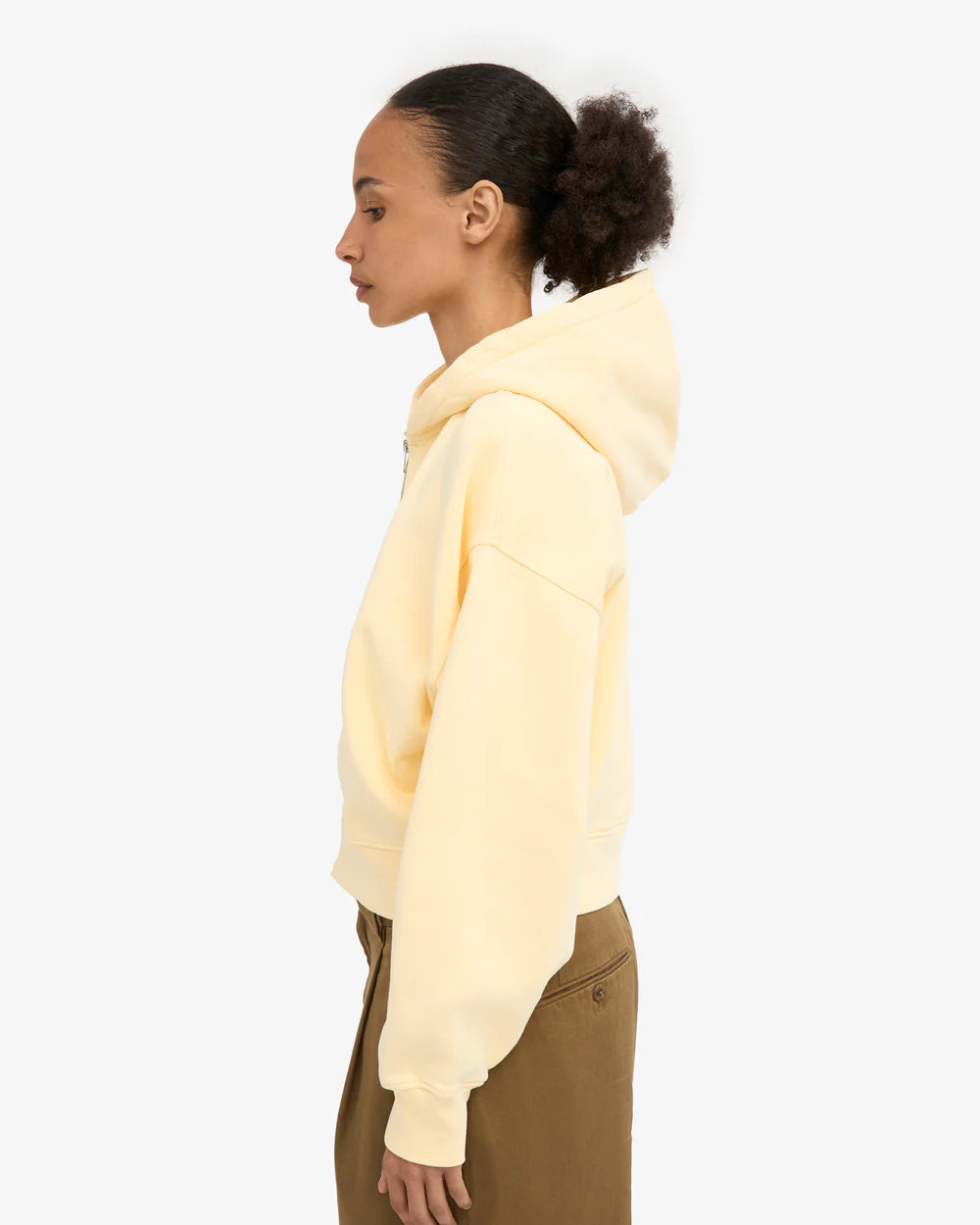 COLORFUL STANDARD Organic Crop Zip Hood