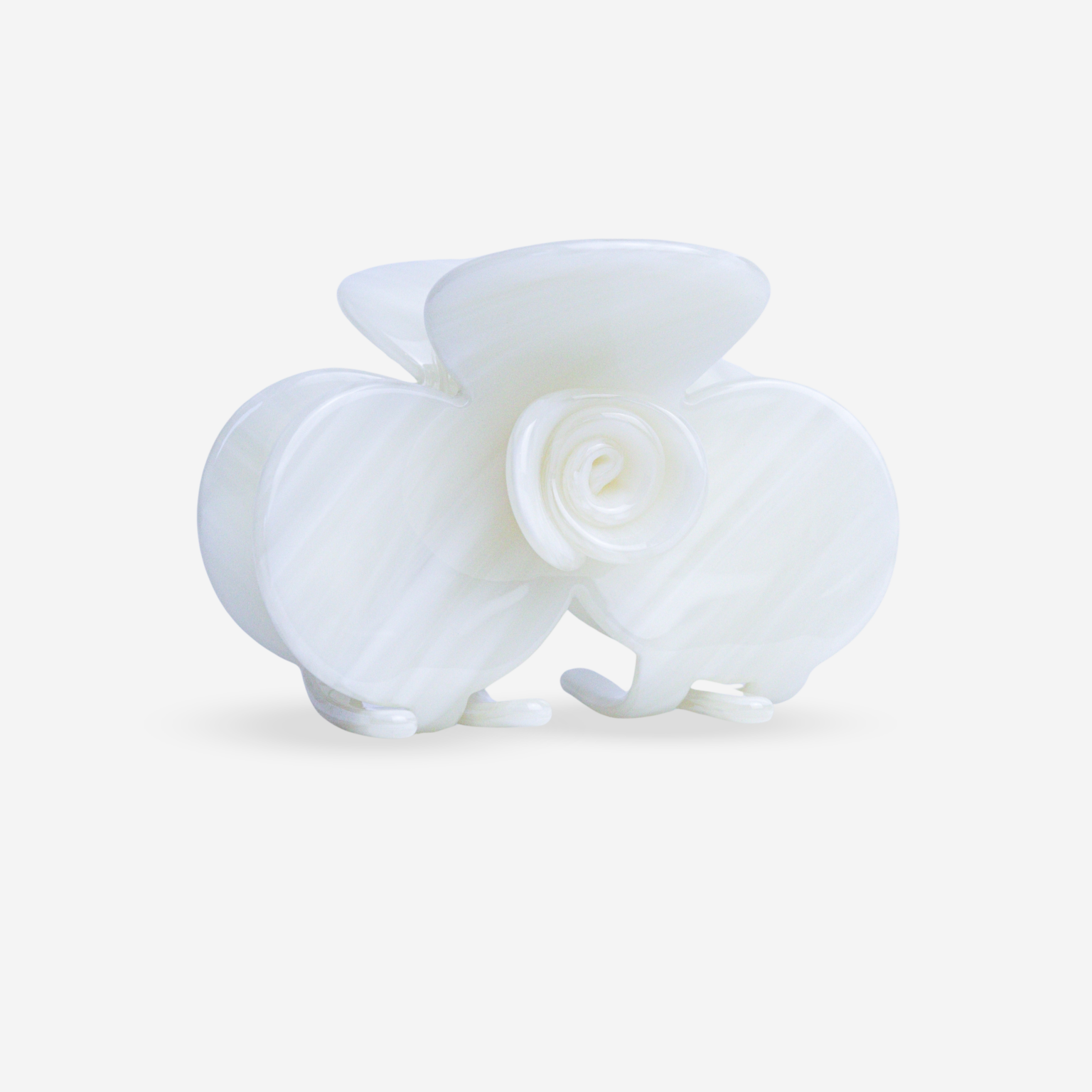 Sasstie Hair Clip Fiore Bianco