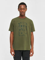KNOWLEDGE COTTON APPAREL Regular fit T-Shirt mit Print