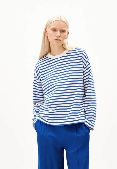 ARMEDANGELS Sweatshirt Frankaa Maarlen Stripe