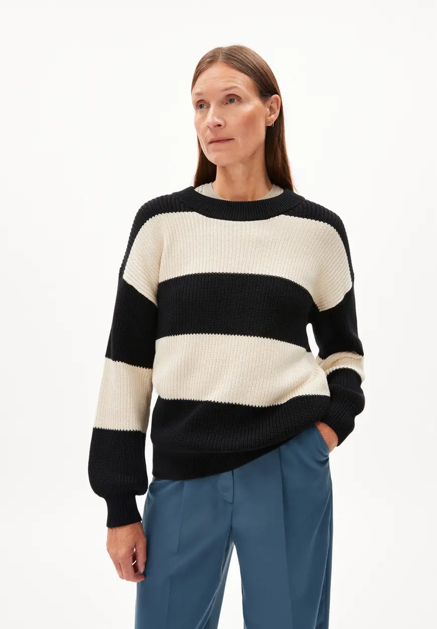 ARMEDANGELS Pullover Haayle Blockstripes