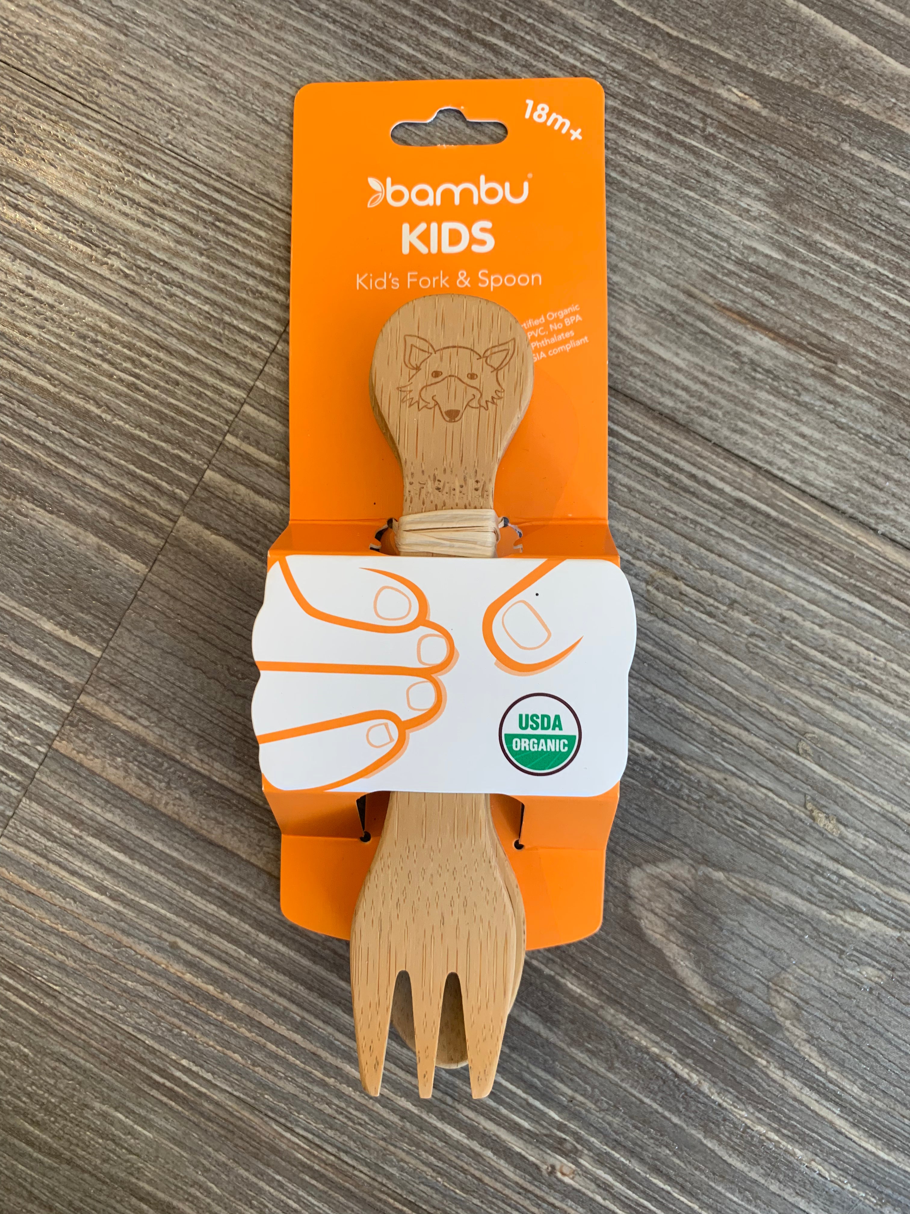 BAMBU Bamboo Cutlery Set Kids