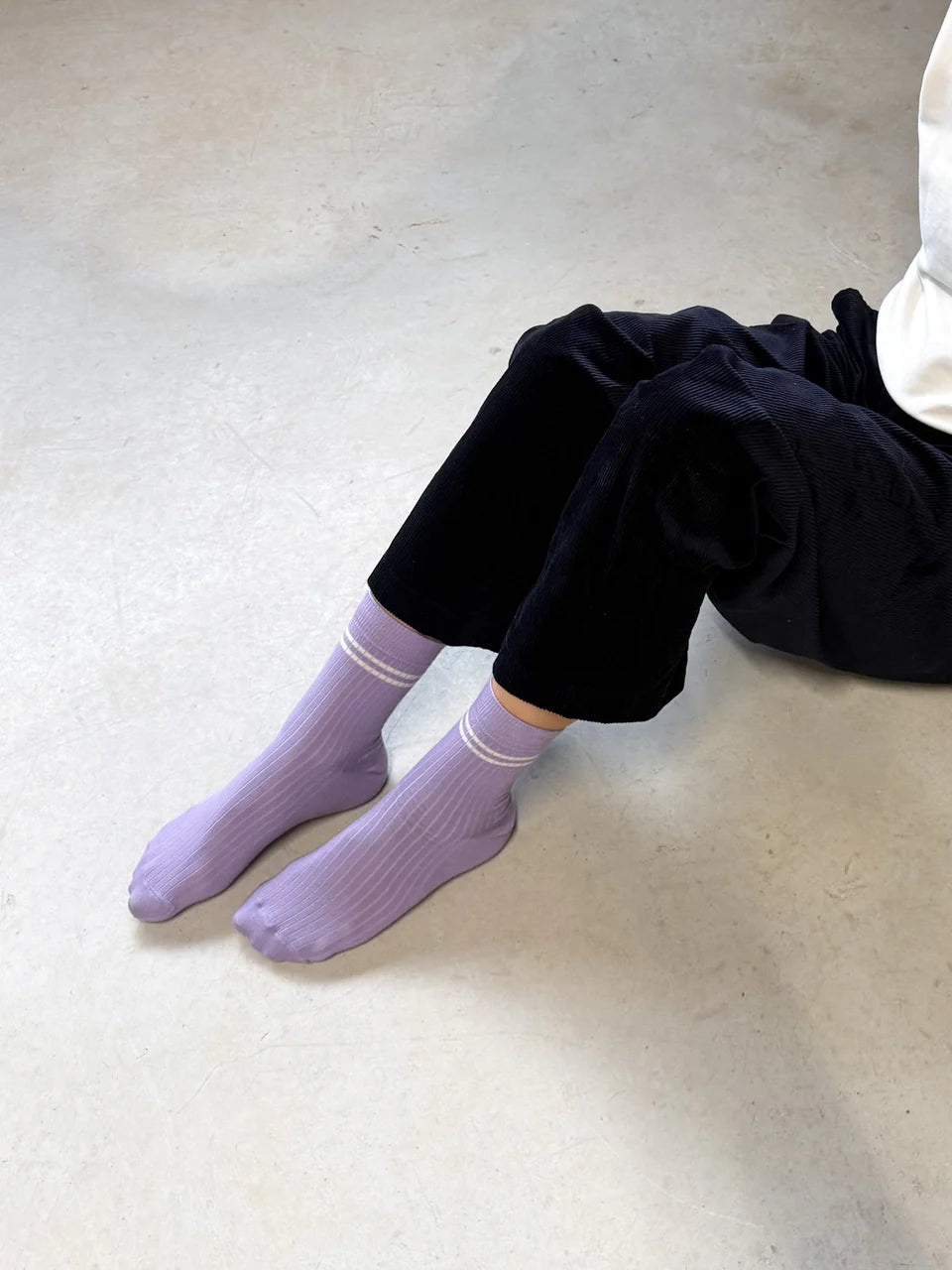 JUTELAUNE Malvine Stripe Socks