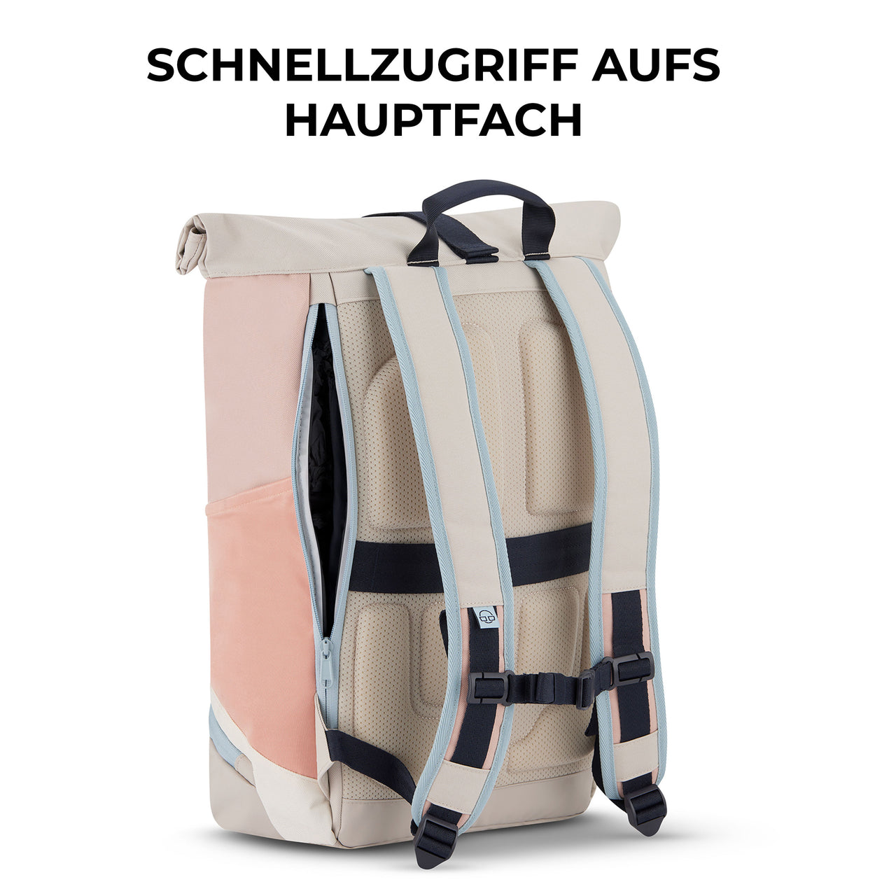 JOHNNY URBAN Rolltop Rucksack "Allen Large" – versch. Farben