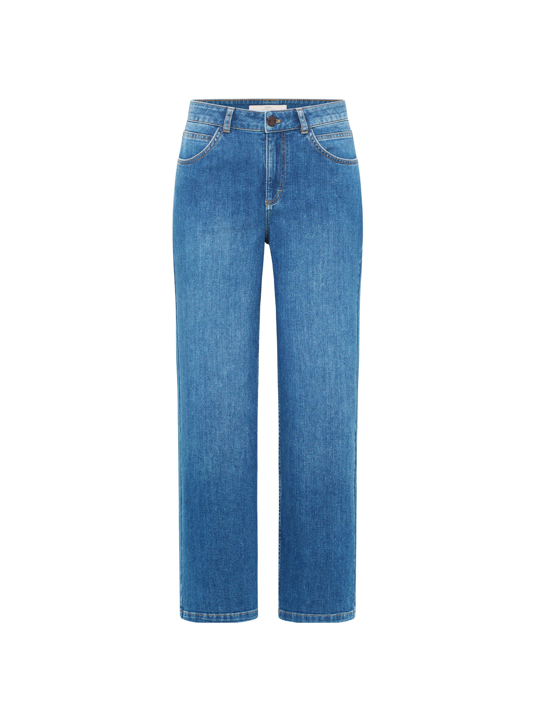 LANIUS Relaxed Jeans - mid blue