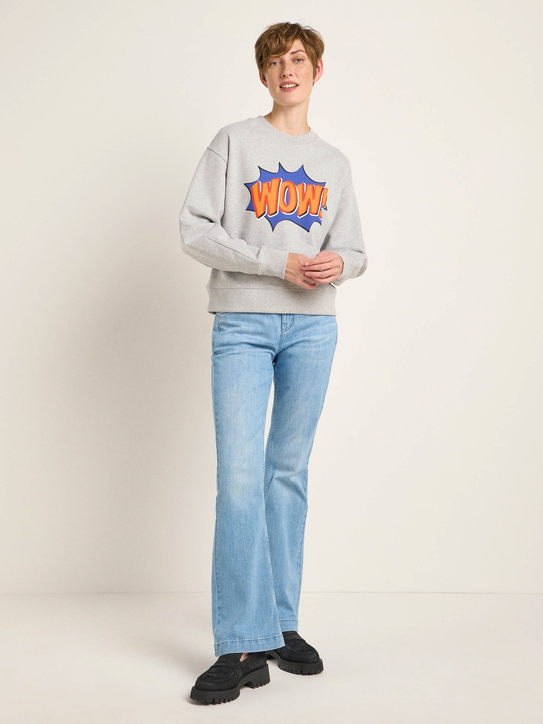 LANIUS Statement Sweatshirt Wow