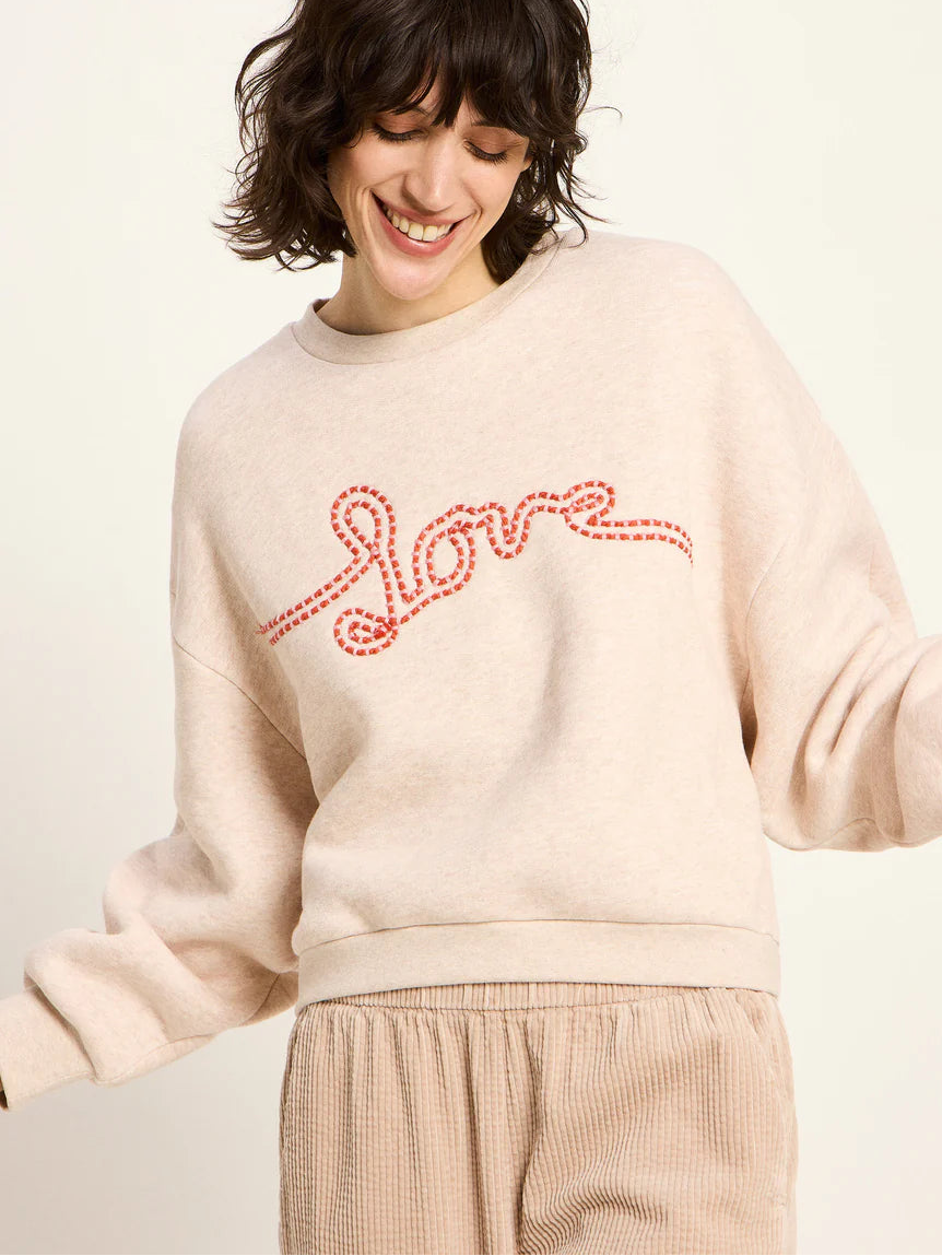 LANIUS Statementsweatshirt - Love