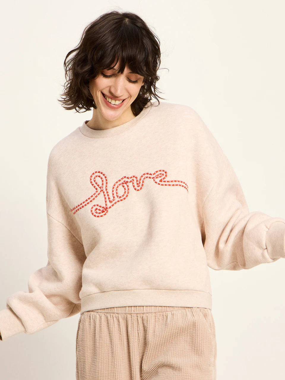 LANIUS Statementsweatshirt - Love