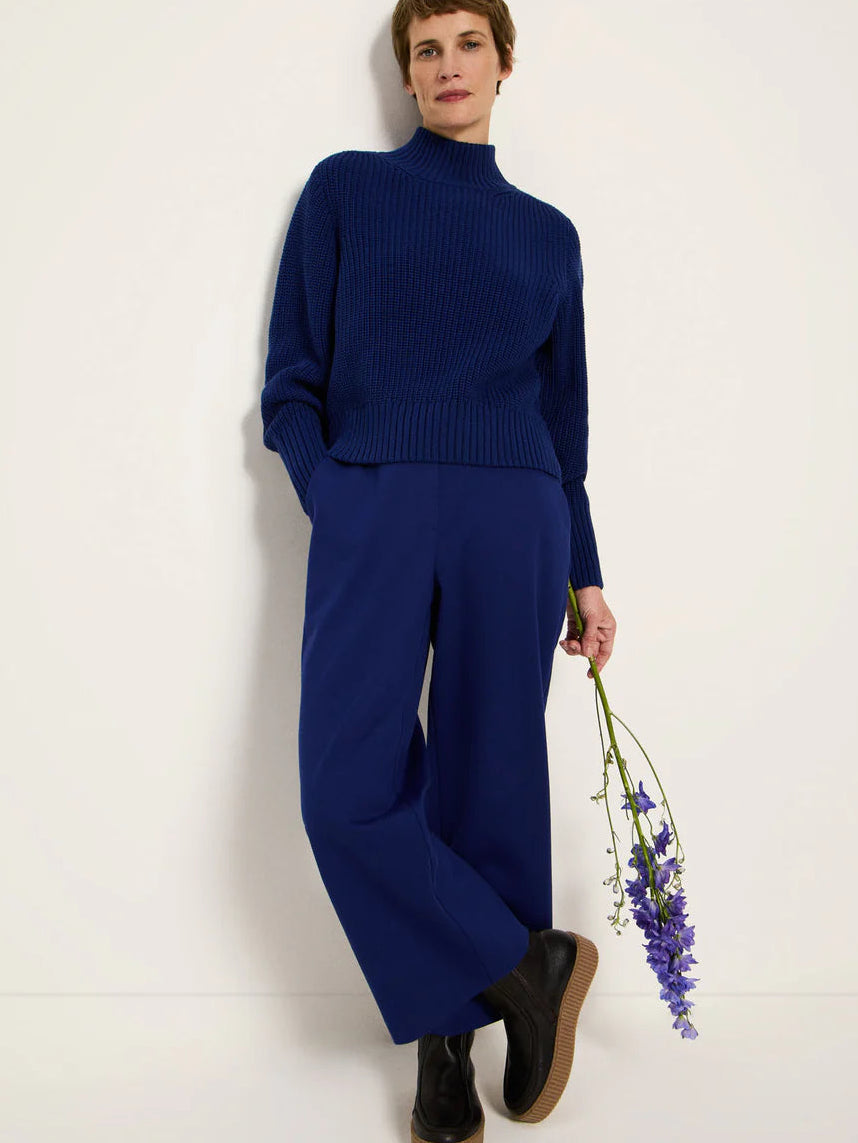 LANIUS Grobstrickpullover - purple blue