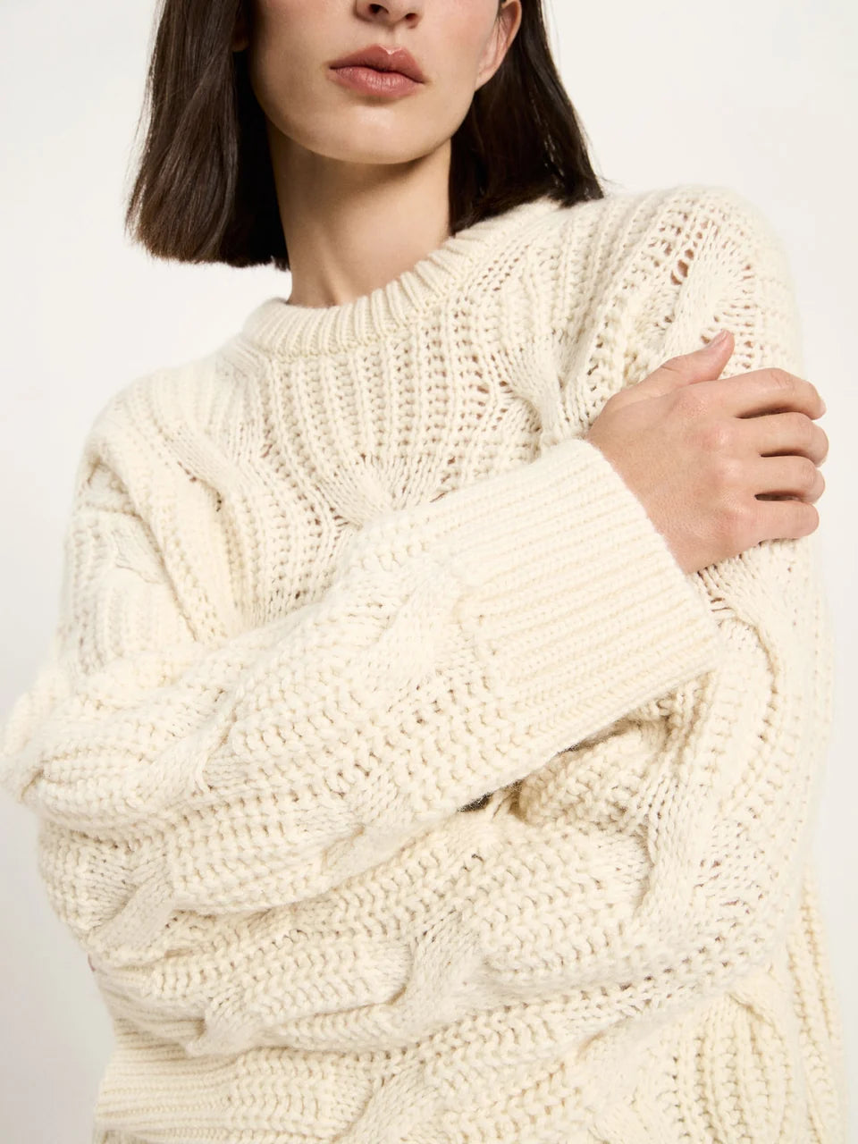 Lanius Strukturpullover Oversize