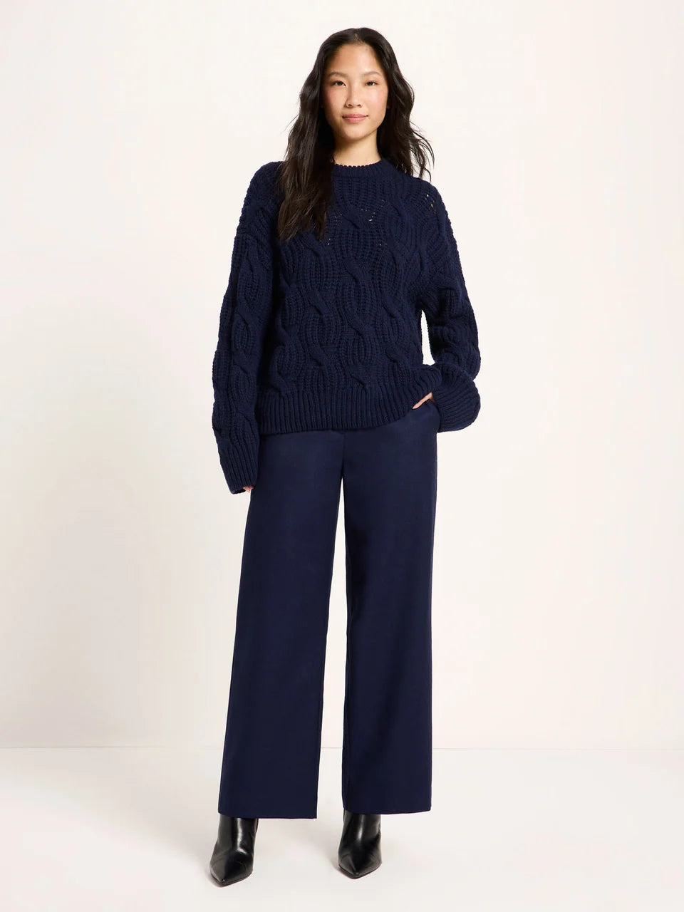 Lanius Strukturpullover Oversize