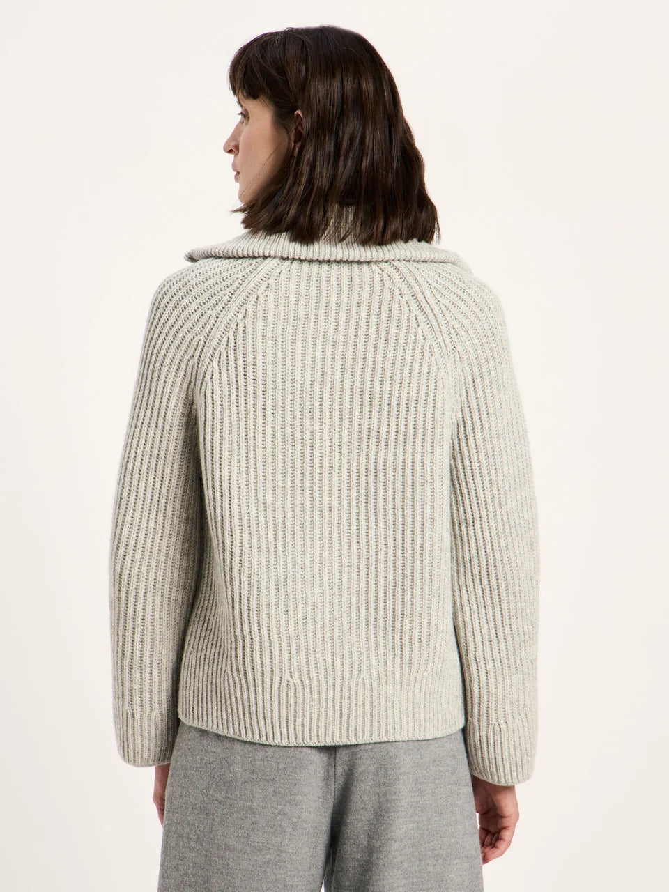 Lanius Strickjacke in Rippoptik