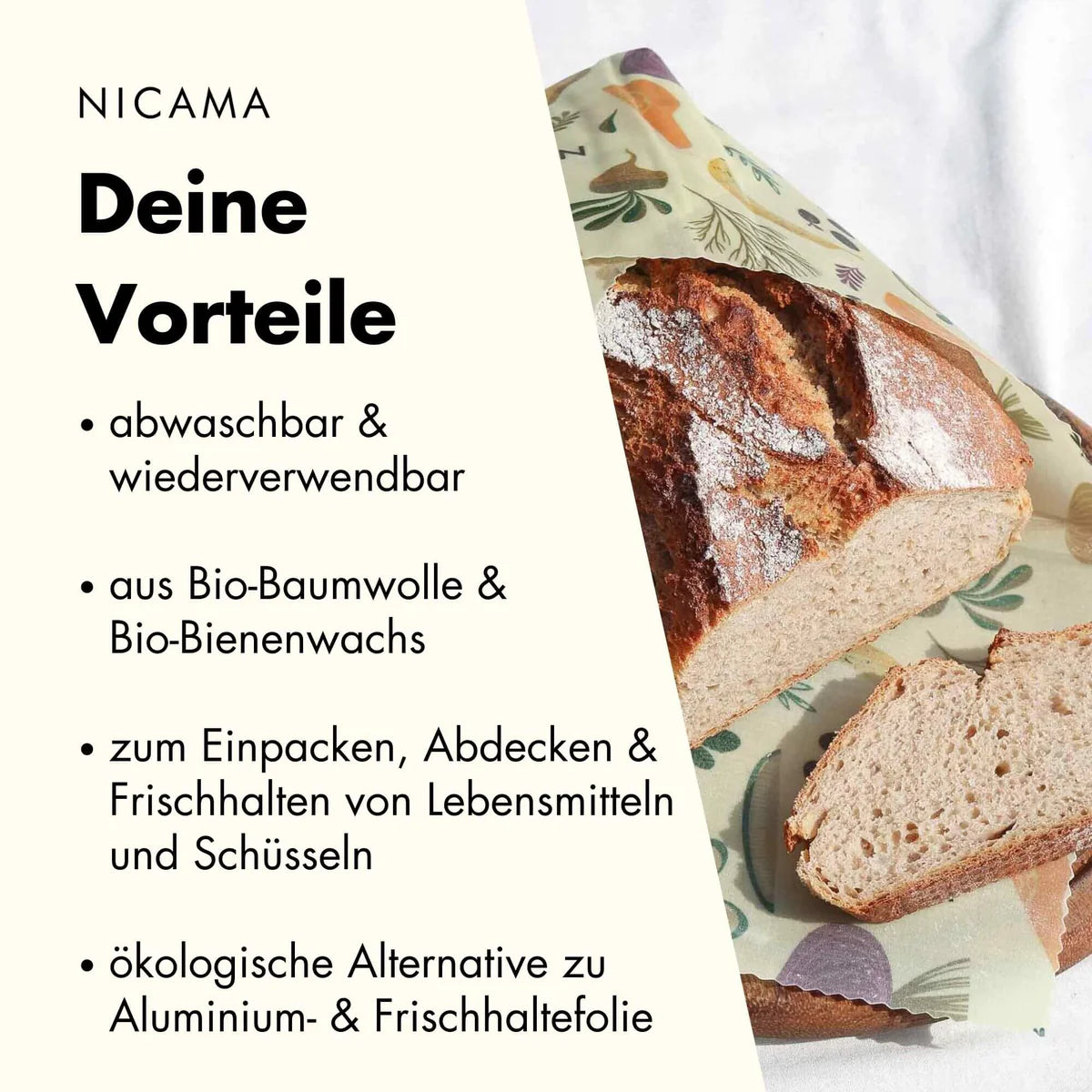 NICAMA Bienenwachstuch
