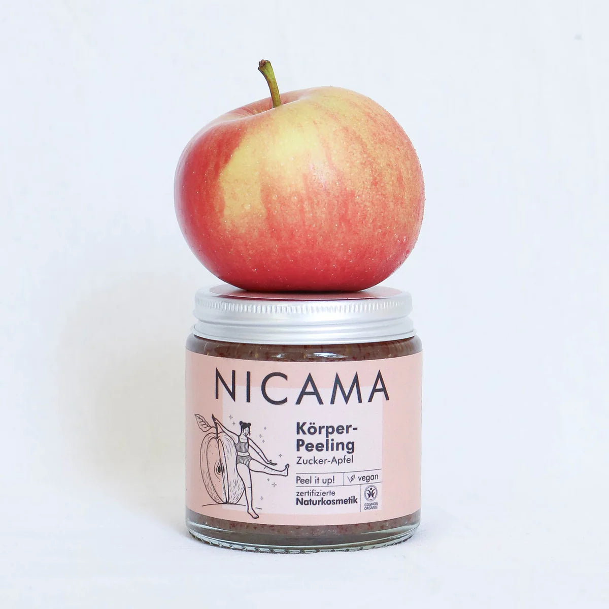 NICAMA Körper-Peeling Zucker-Apfel