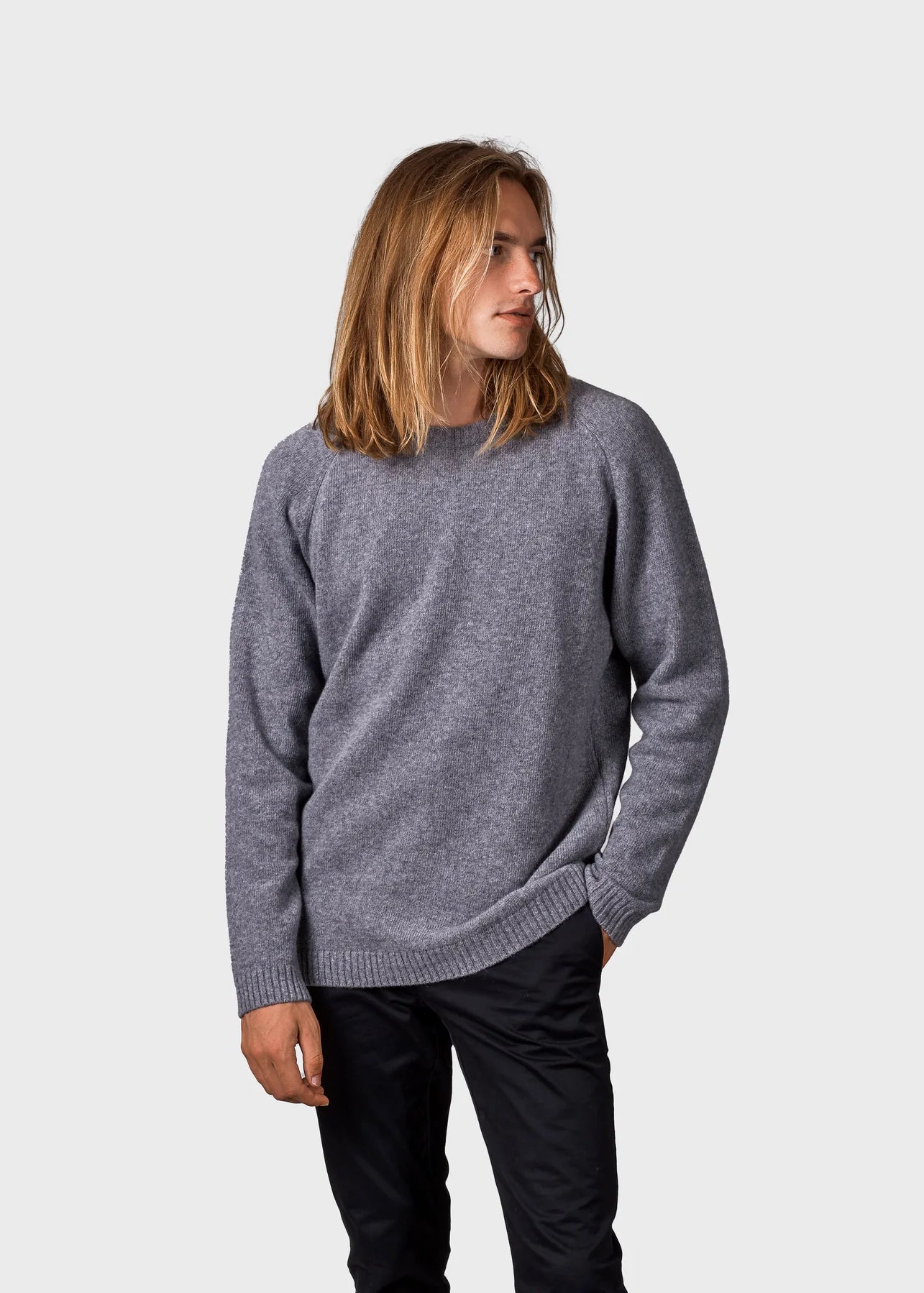 Klitmøller Collective Pullover Ole light grey