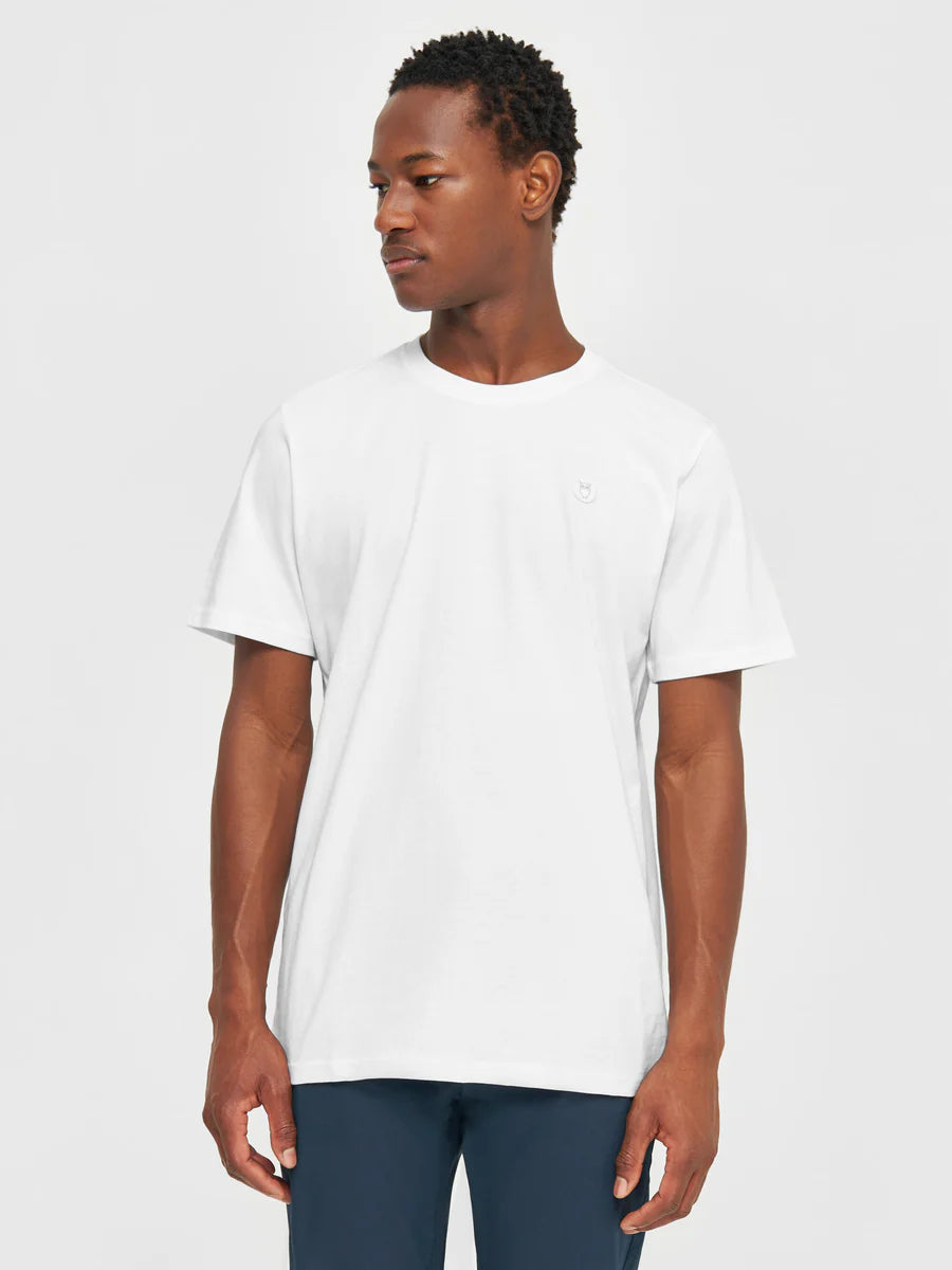 KNOWLEDGE COTTON APPAREL Badge Core T-Shirt