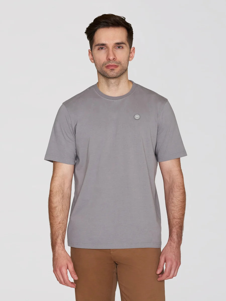 KNOWLEDGE COTTON APPAREL Badge Core T-Shirt