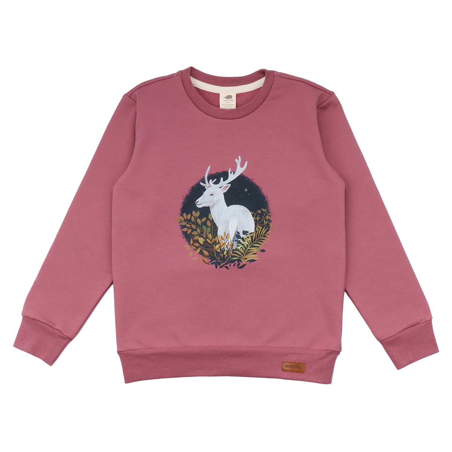 WALKIDDY Sweat aus Pullover aus Sweatshirt Secret Forest aus Baumwolle (Bio)