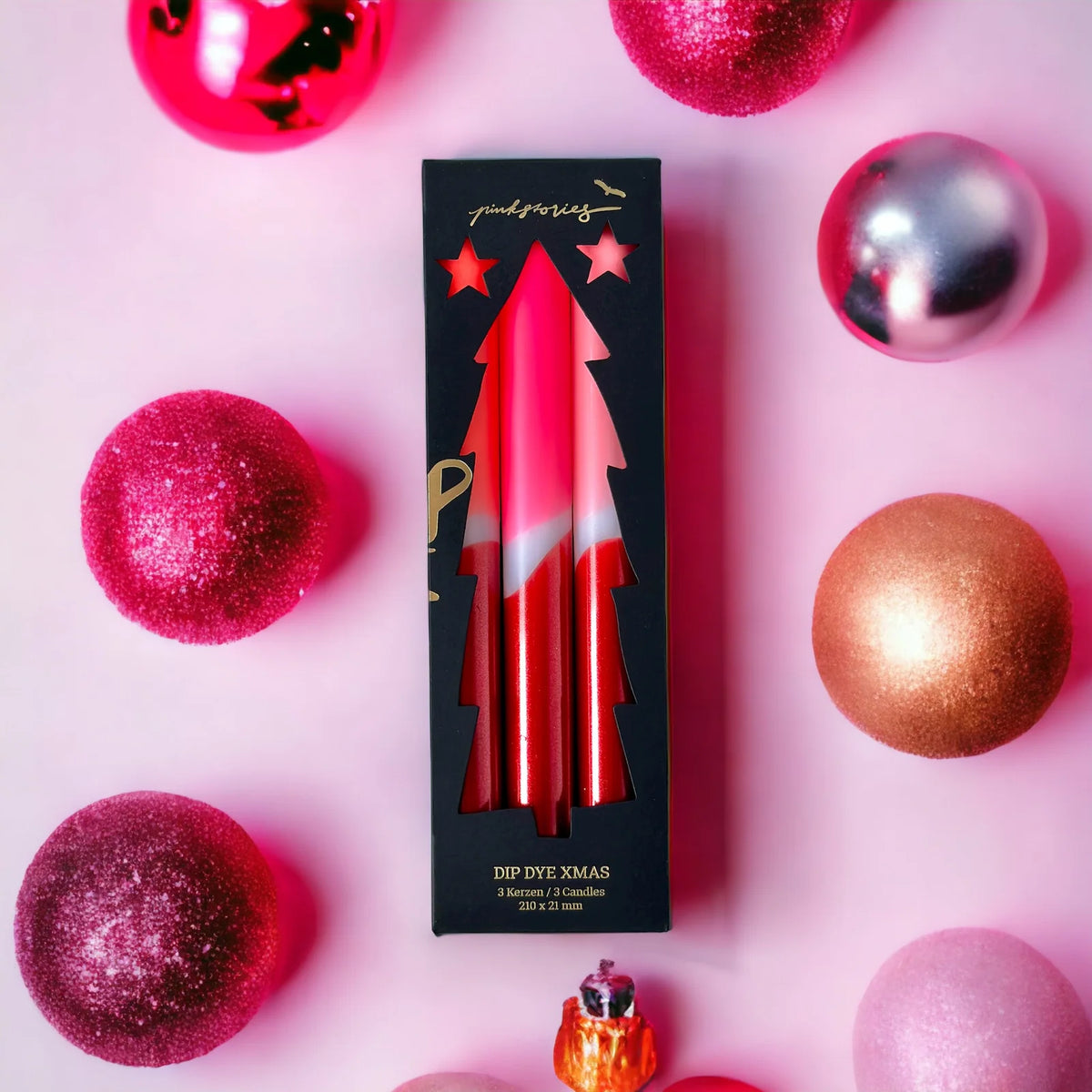 PINK STORIES Palladium XMas-Kerzen