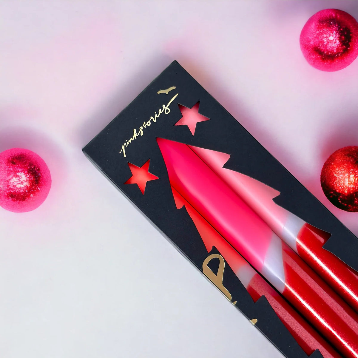 PINK STORIES Palladium XMas-Kerzen