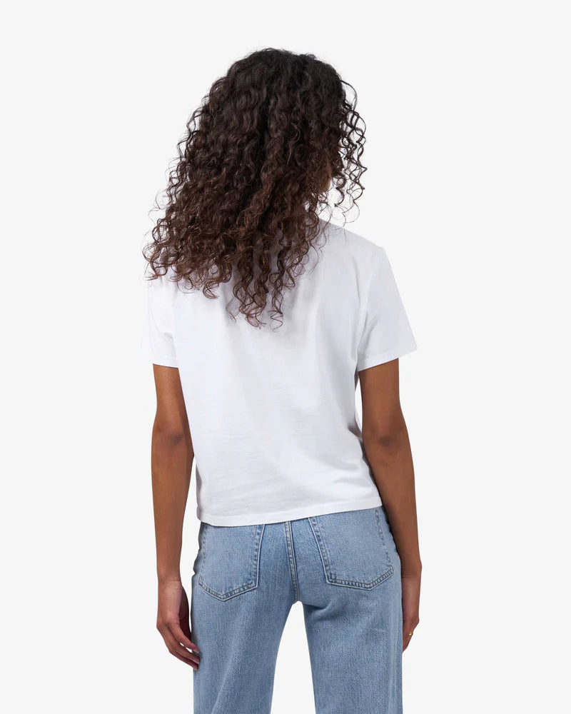 COLORFUL STANDARD Organic Boxy Crop Tee Hinten 