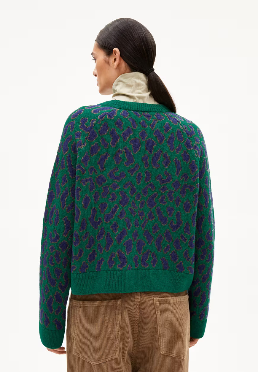 ARMEDANGELS Diliriaa Leopaa - emerald green