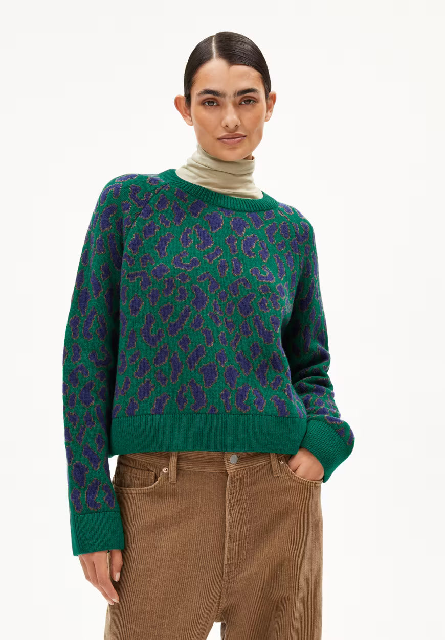 ARMEDANGELS DILIRIAA LEOPAA - emerald green