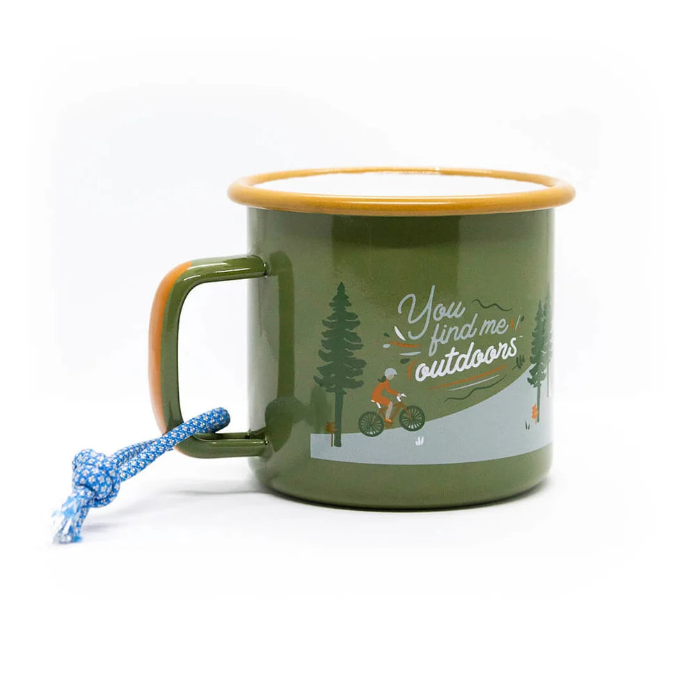 ROADTYPING Emaille Tasse - 350 ml