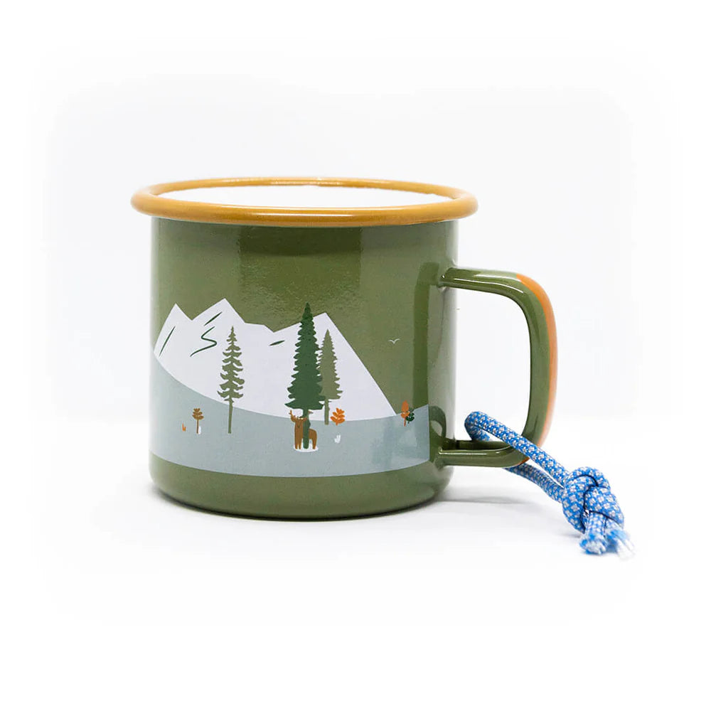 ROADTYPING Emaille Tasse - 350 ml