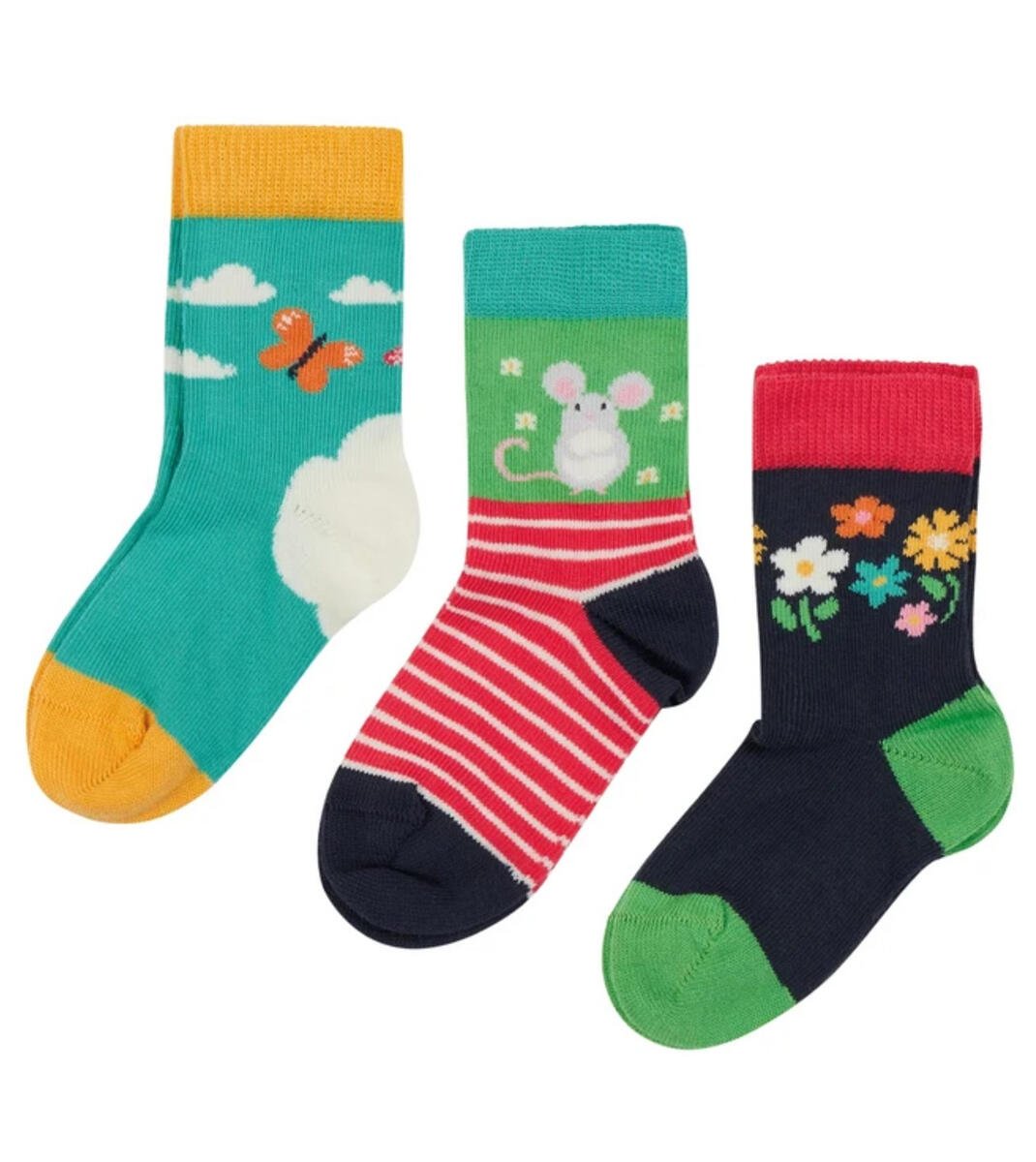 FRUGI Little Socks 3 Pack - 4 Varianten