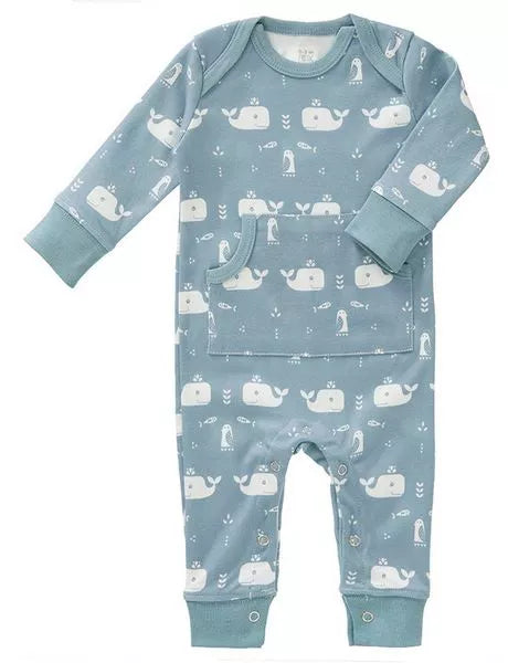 Fresk Strampler Pyjama mit Walen