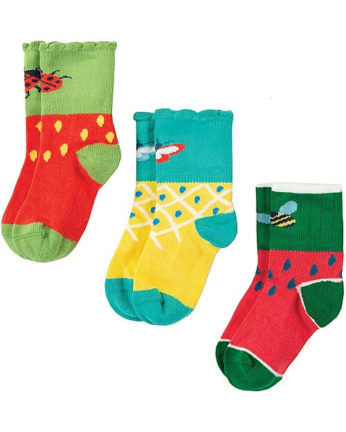 FRUGI Little Socks 3 Pack - 4 Varianten